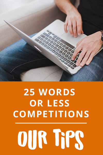 25 words or less competitions